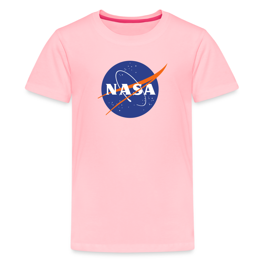 NASA Logo (Kids' Premium T-Shirt) - pink