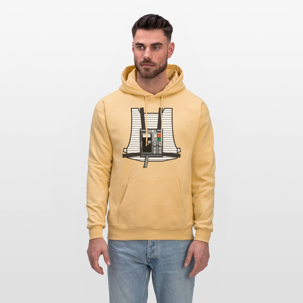 Stay on Target (Men's Hoodie) - light gold 