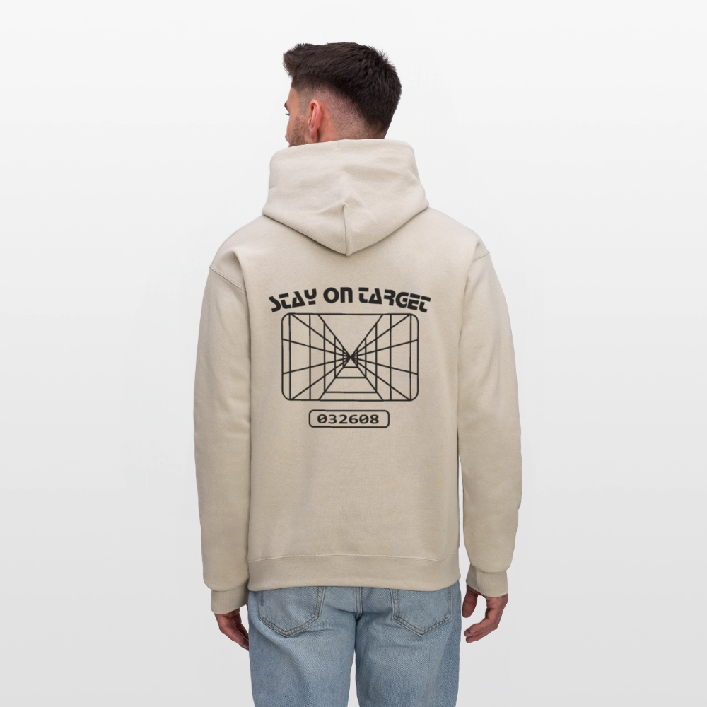 Stay on Target (Men's Hoodie) - Sand