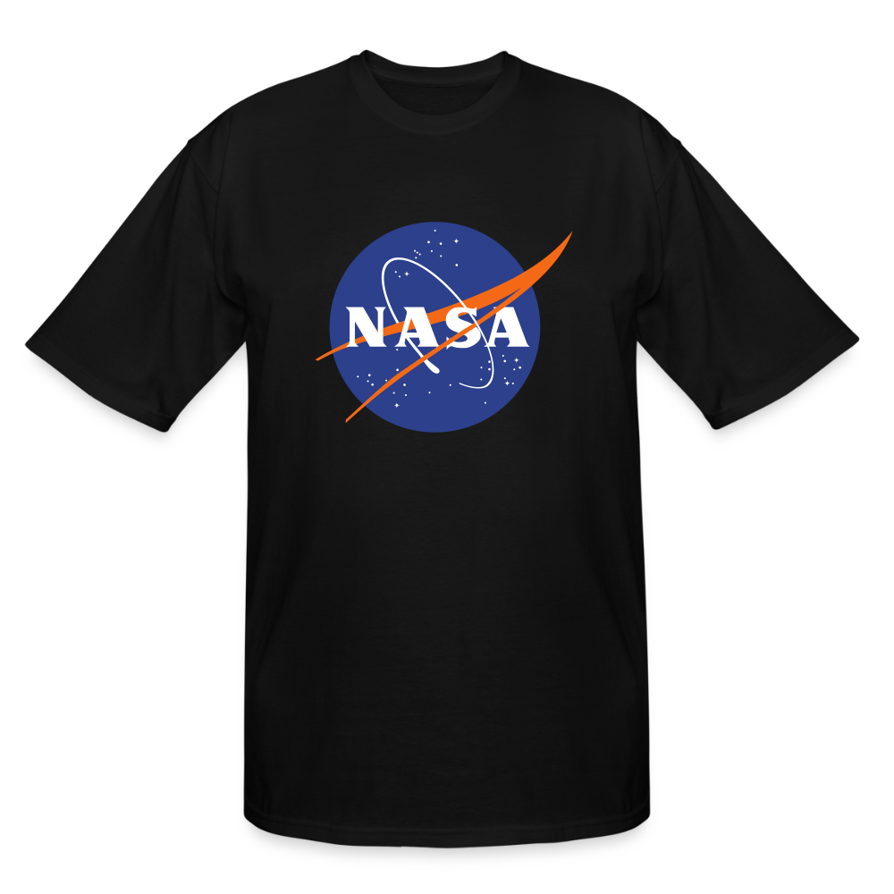 NASA Logo (Men's Tall T-Shirt) - black