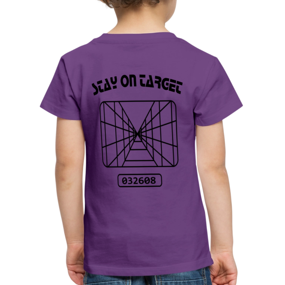 Stay on Target (Toddler Premium T-Shirt) - purple