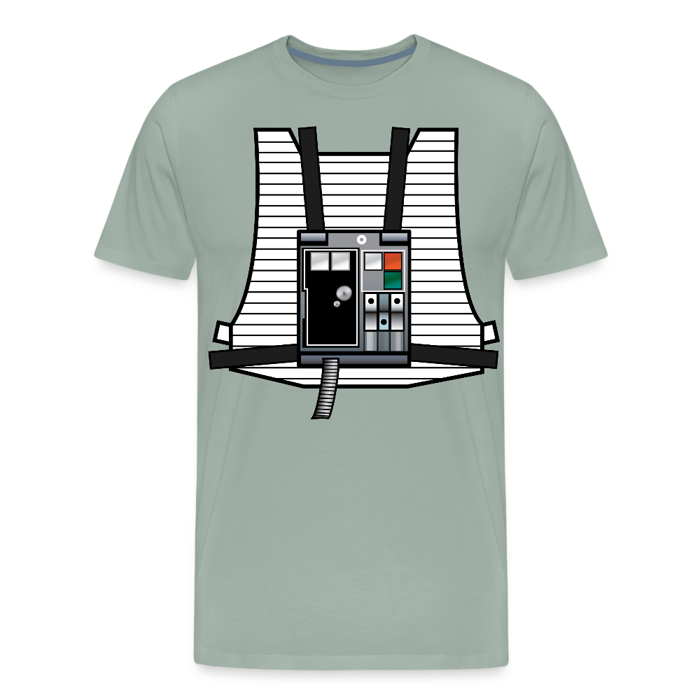 Stay on Target (Men's Premium T-Shirt) - steel green