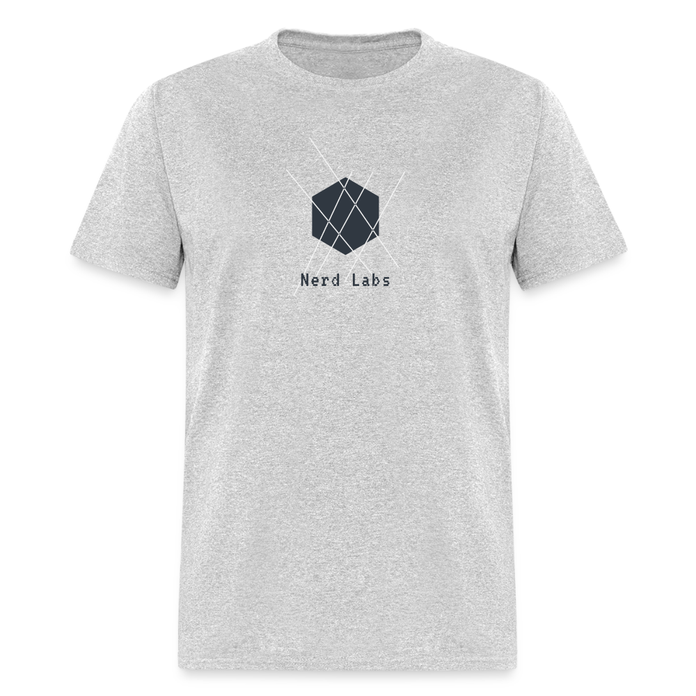 Nerd Labs Original Logo (Men's T-Shirt) - heather gray