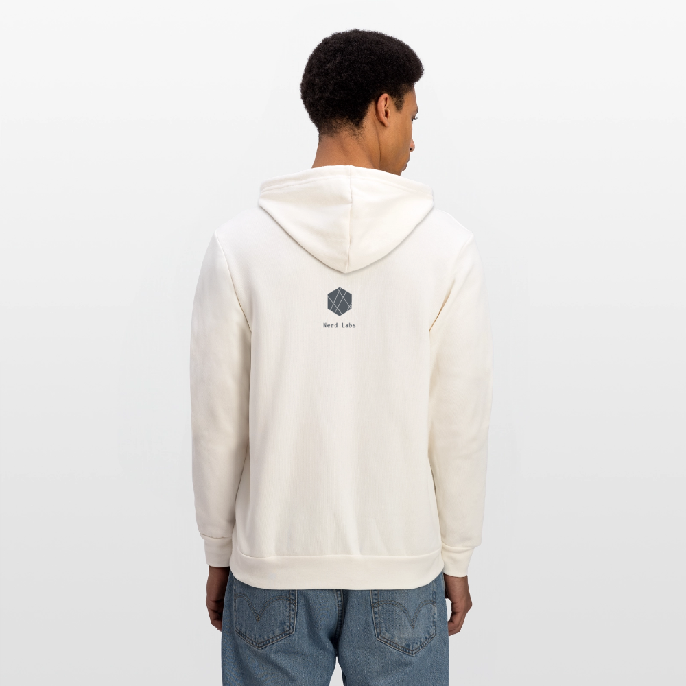 Nerd Labs Original Logo (Zip Hoodie) - vintage white