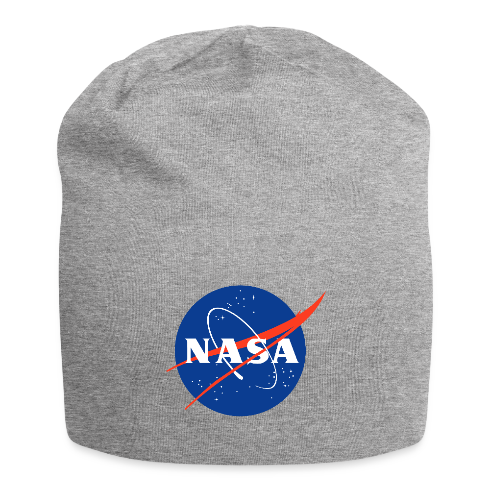 NASA Logo (Jersey Beanie) - heather gray