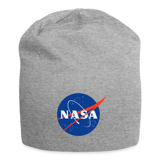 NASA Logo (Jersey Beanie) - heather gray