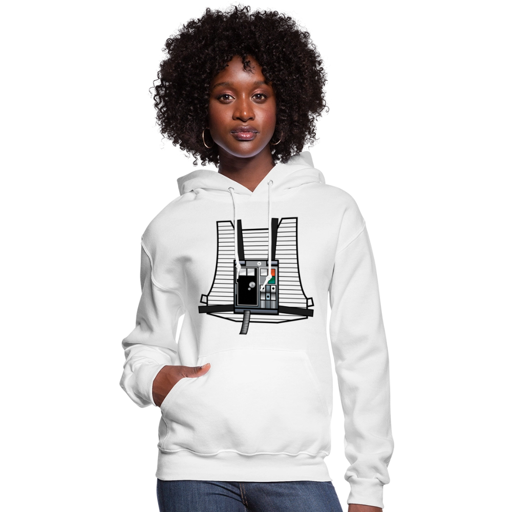 Stay on Target (Women's Hoodie) - white
