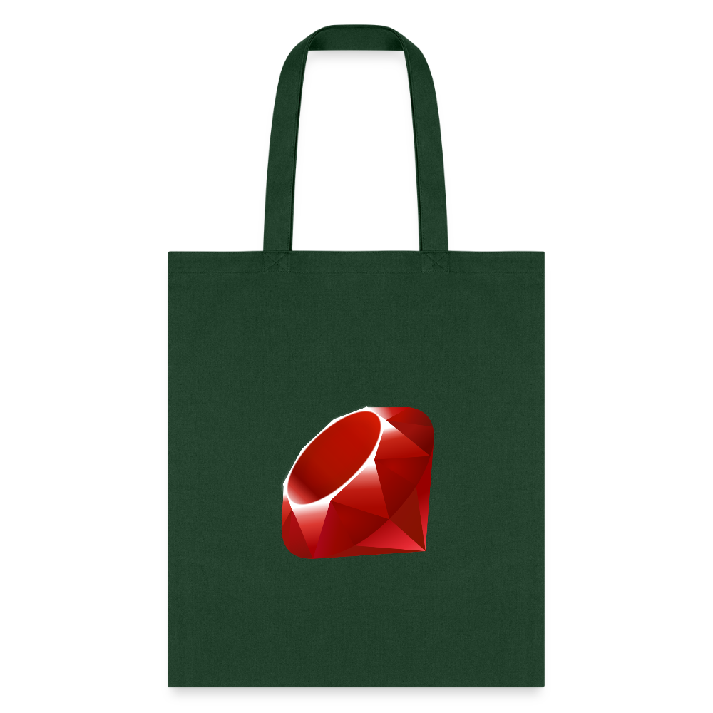 Ruby Logo (Tote Bag) - forest green