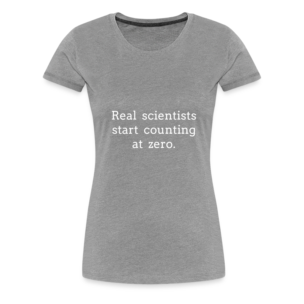 Count from Zero (Women’s Premium T-Shirt) - heather gray