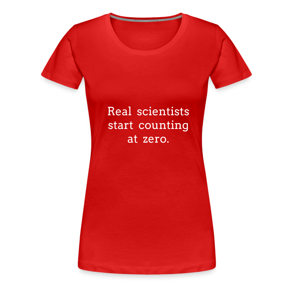 Count from Zero (Women’s Premium T-Shirt) - red