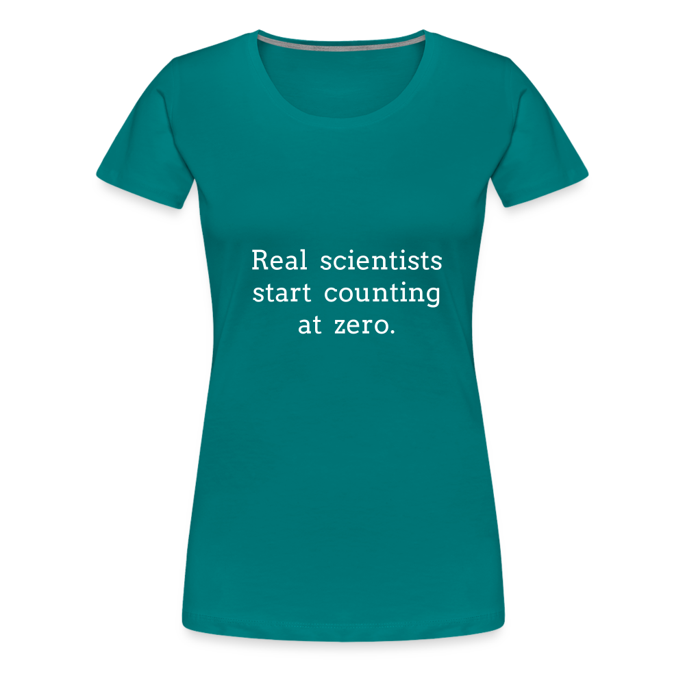 Count from Zero (Women’s Premium T-Shirt) - teal