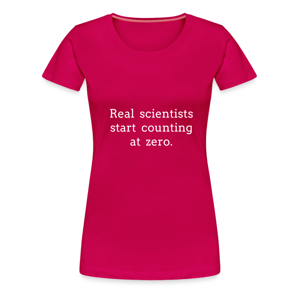 Count from Zero (Women’s Premium T-Shirt) - dark pink