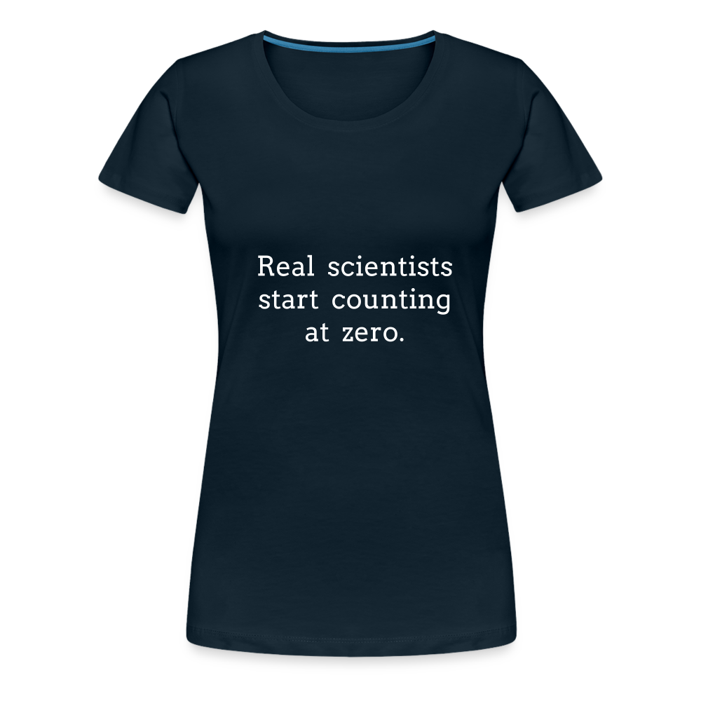 Count from Zero (Women’s Premium T-Shirt) - deep navy