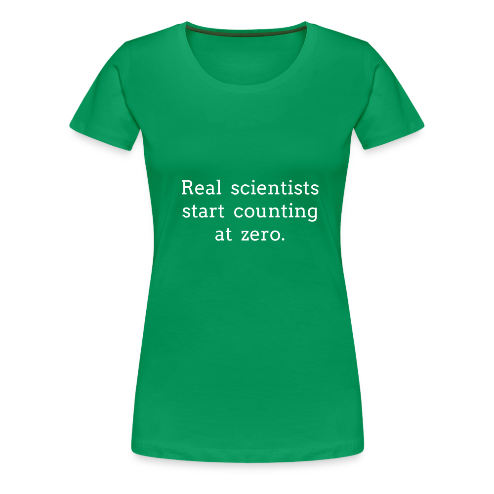 Count from Zero (Women’s Premium T-Shirt) - kelly green