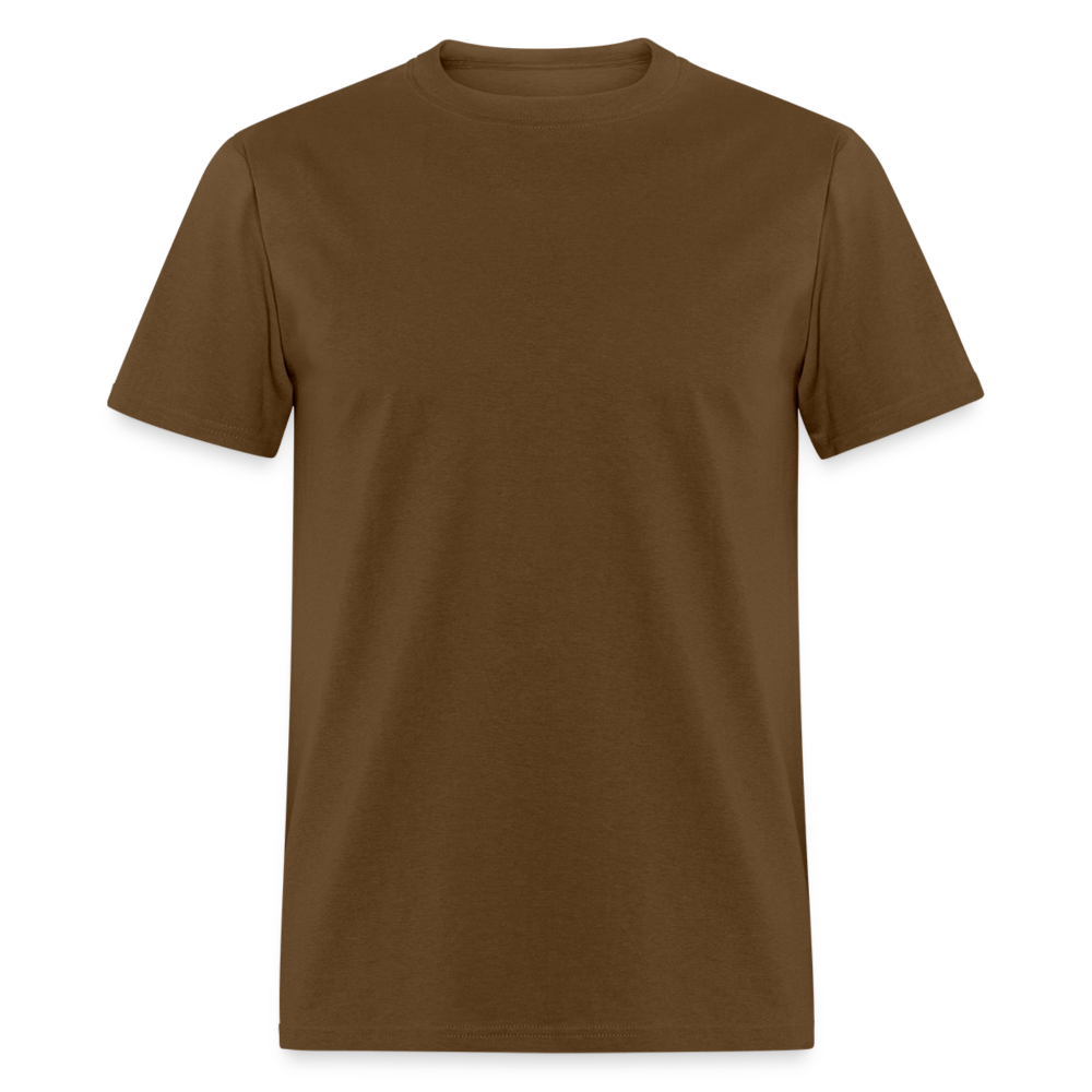 Basic Tee - S, M, L (Men's T-Shirt) - brown