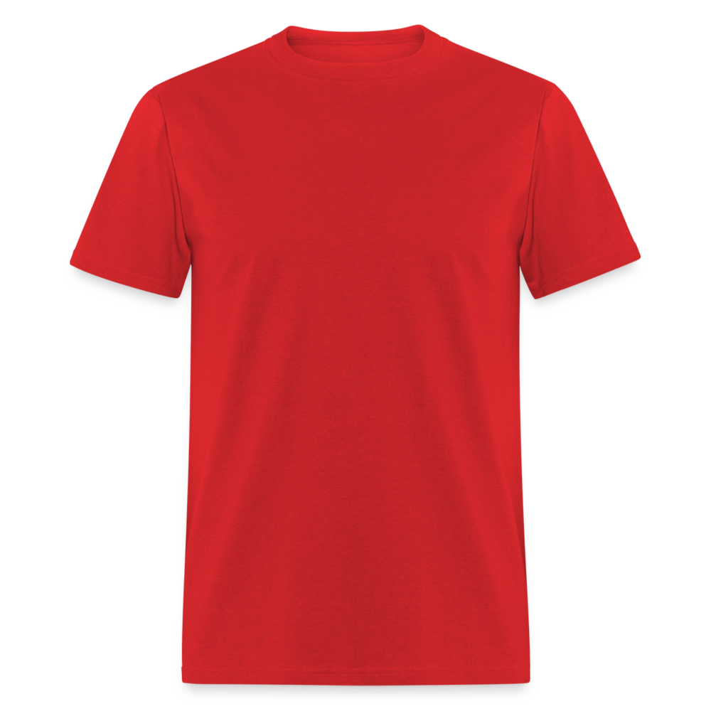 Basic Tee - S, M, L (Men's T-Shirt) - red