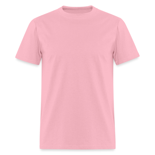 Basic Tee - S, M, L (Men's T-Shirt) - pink