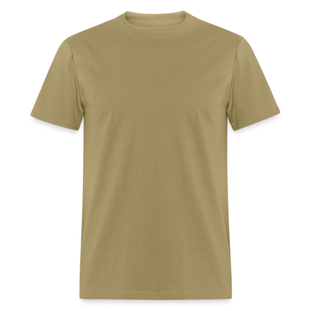 Basic Tee - XL-3XL (Men's T-Shirt) - khaki