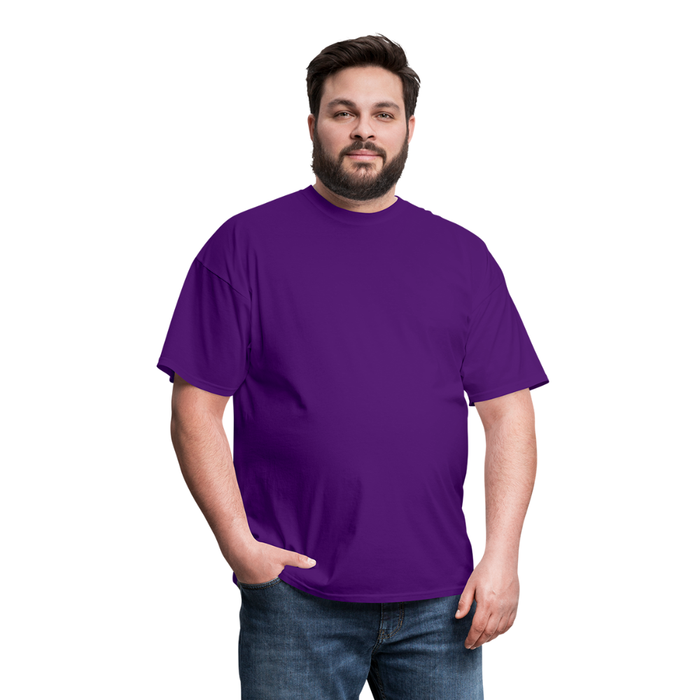 Basic Tee - 4XL-6XL (Men's T-Shirt) - purple