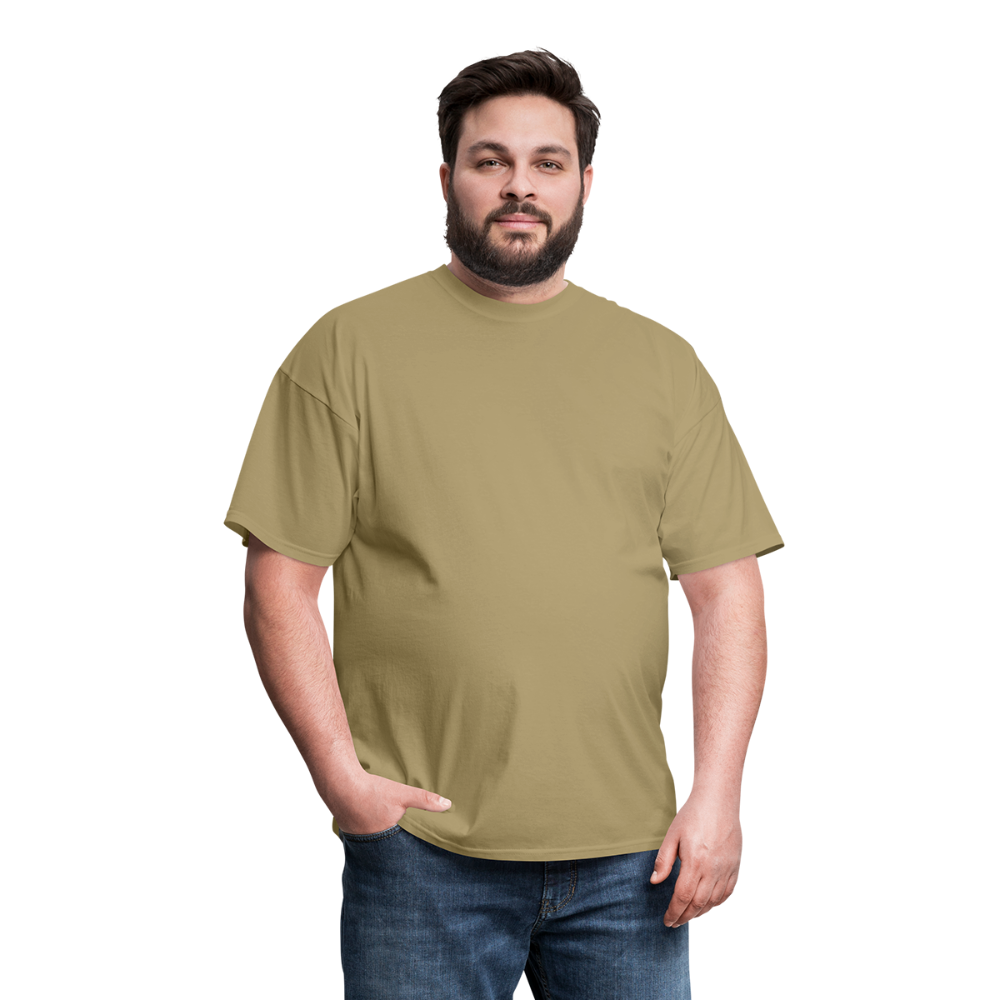 Basic Tee - 4XL-6XL (Men's T-Shirt) - khaki