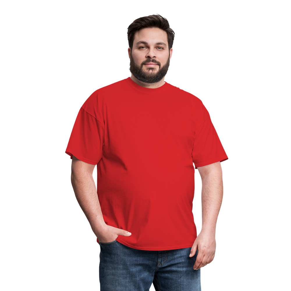 Basic Tee - 4XL-6XL (Men's T-Shirt) - red