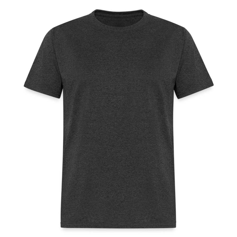 Basic Tee - 4XL-6XL (Men's T-Shirt) - heather black
