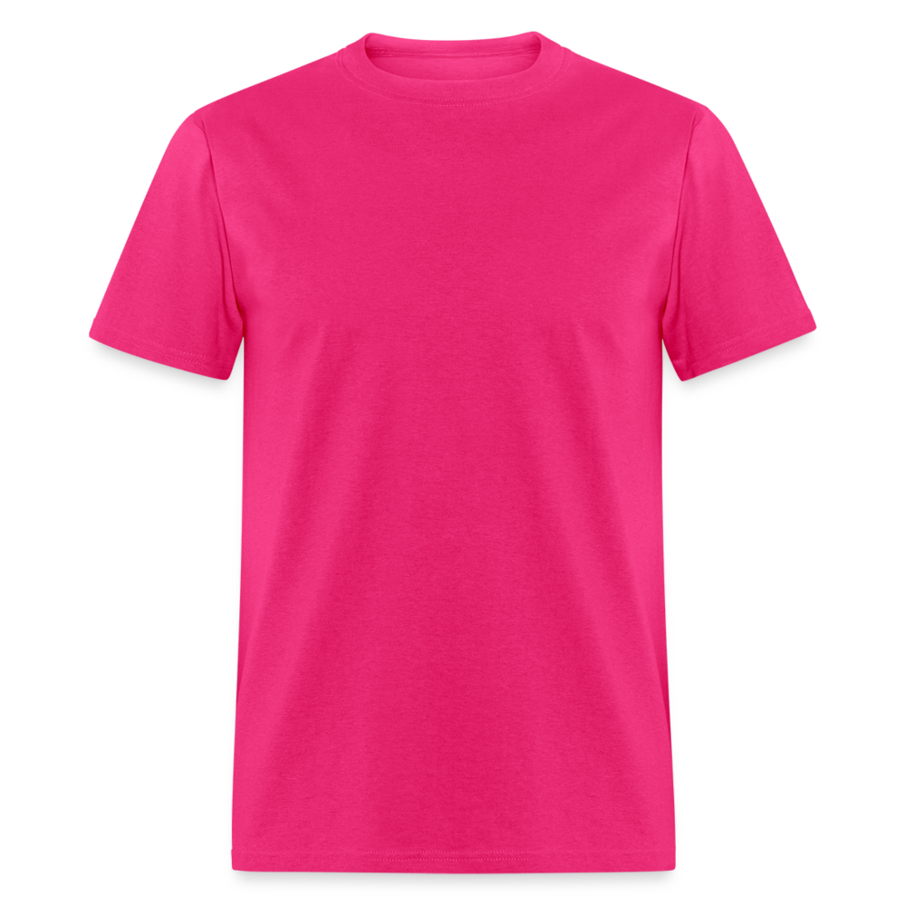 Basic Tee - 4XL-6XL (Men's T-Shirt) - fuchsia