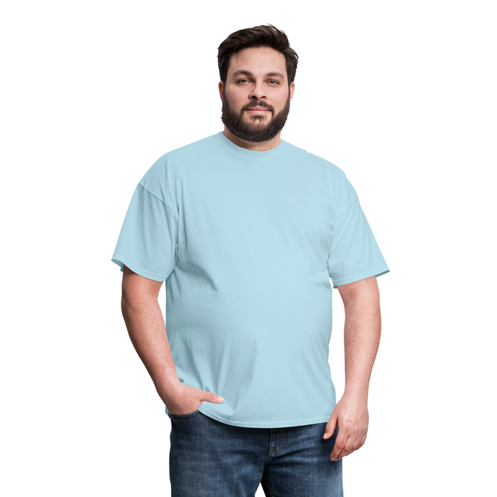 Basic Tee - 4XL-6XL (Men's T-Shirt) - powder blue