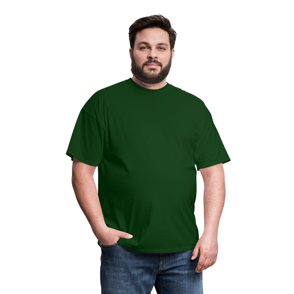Basic Tee - 4XL-6XL (Men's T-Shirt) - forest green