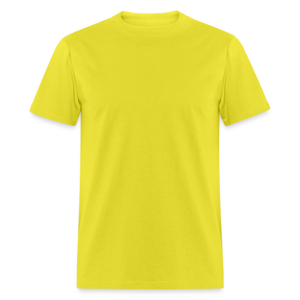 Basic Tee - 4XL-6XL (Men's T-Shirt) - yellow