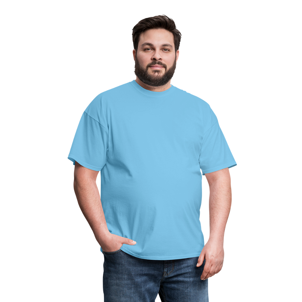 Basic Tee - 4XL-6XL (Men's T-Shirt) - aquatic blue