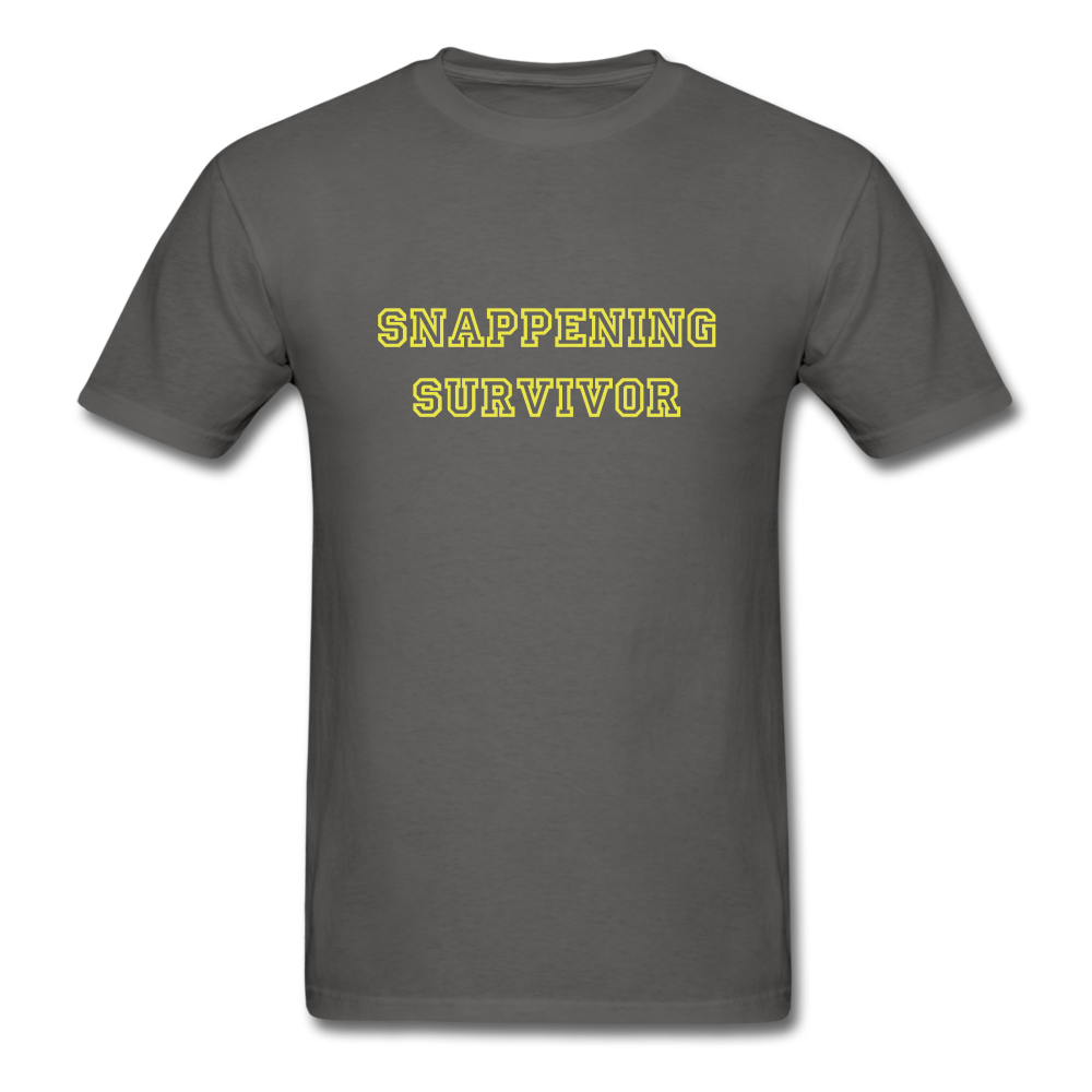 Snappening Survivor (Men's T-Shirt) - charcoal