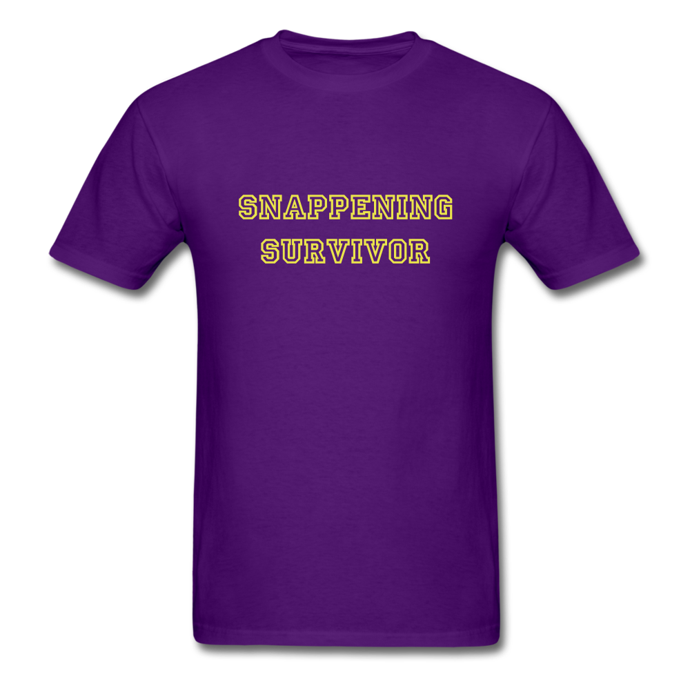 Snappening Survivor (Men's T-Shirt) - purple
