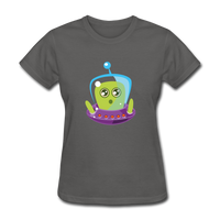 Cute Alien (Women's T-Shirt) - charcoal