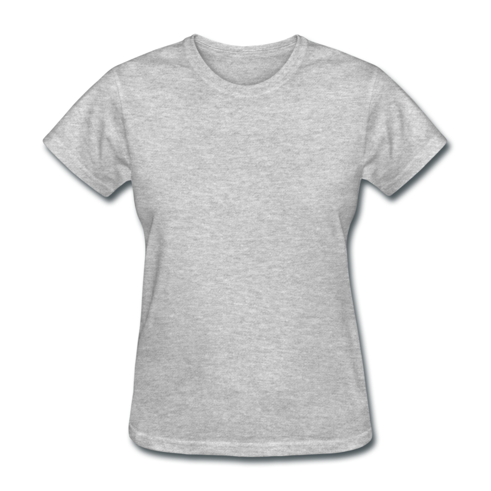 Basic Tee (Women's T-Shirt) - heather gray