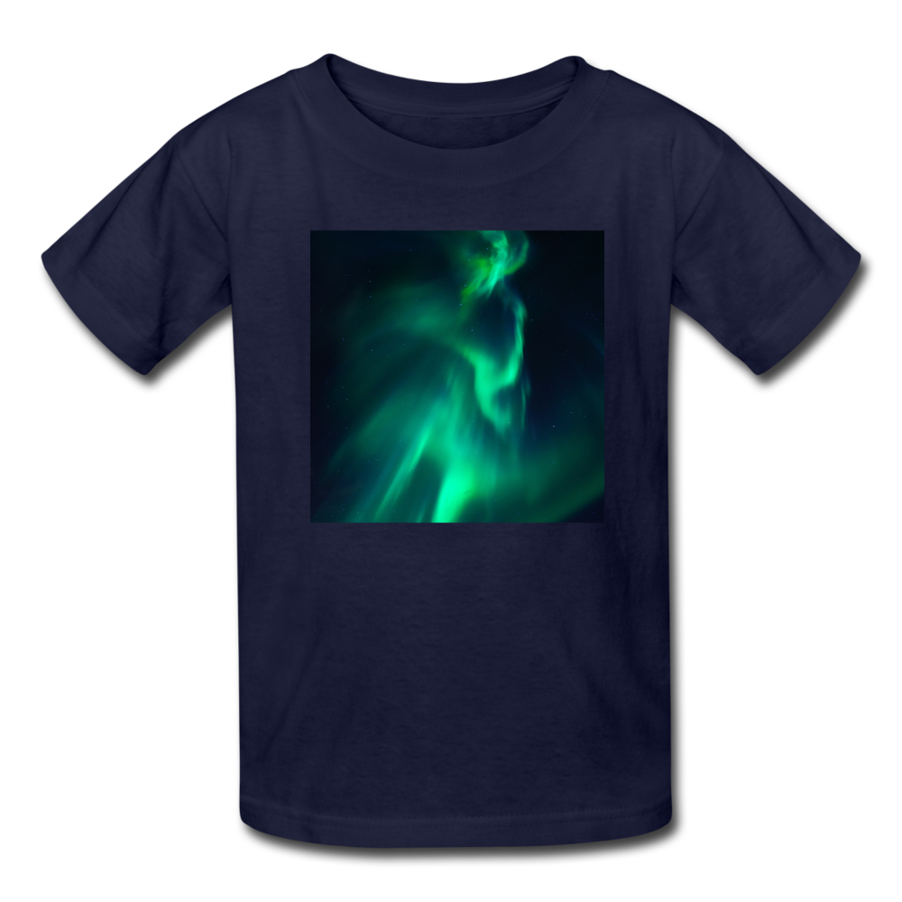 Northern Lights (Kids' T-Shirt) - navy