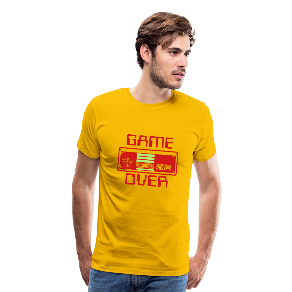Game Over (Men's Premium T-Shirt) - sun yellow