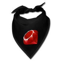 Ruby Logo (Bandana) - black