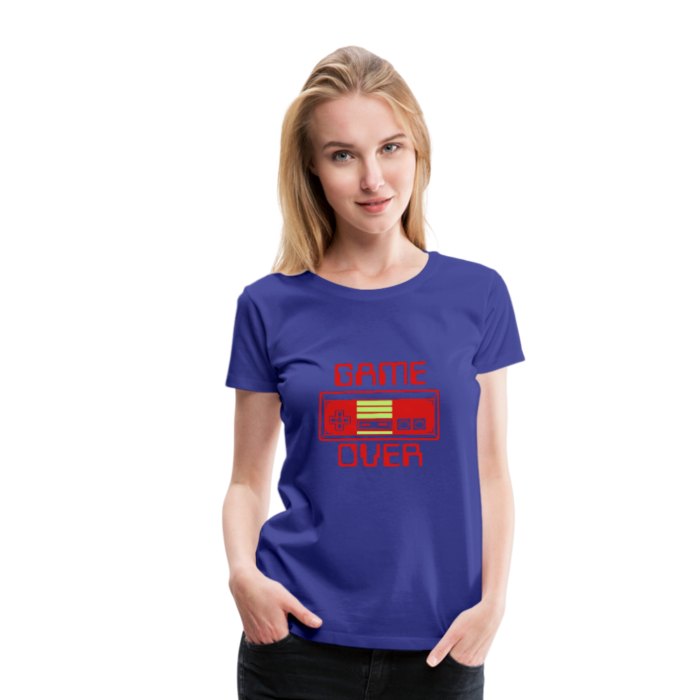 Game Over (Women’s Premium T-Shirt) - royal blue