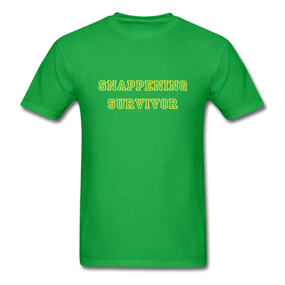 Snappening Survivor (Men's T-Shirt) - bright green