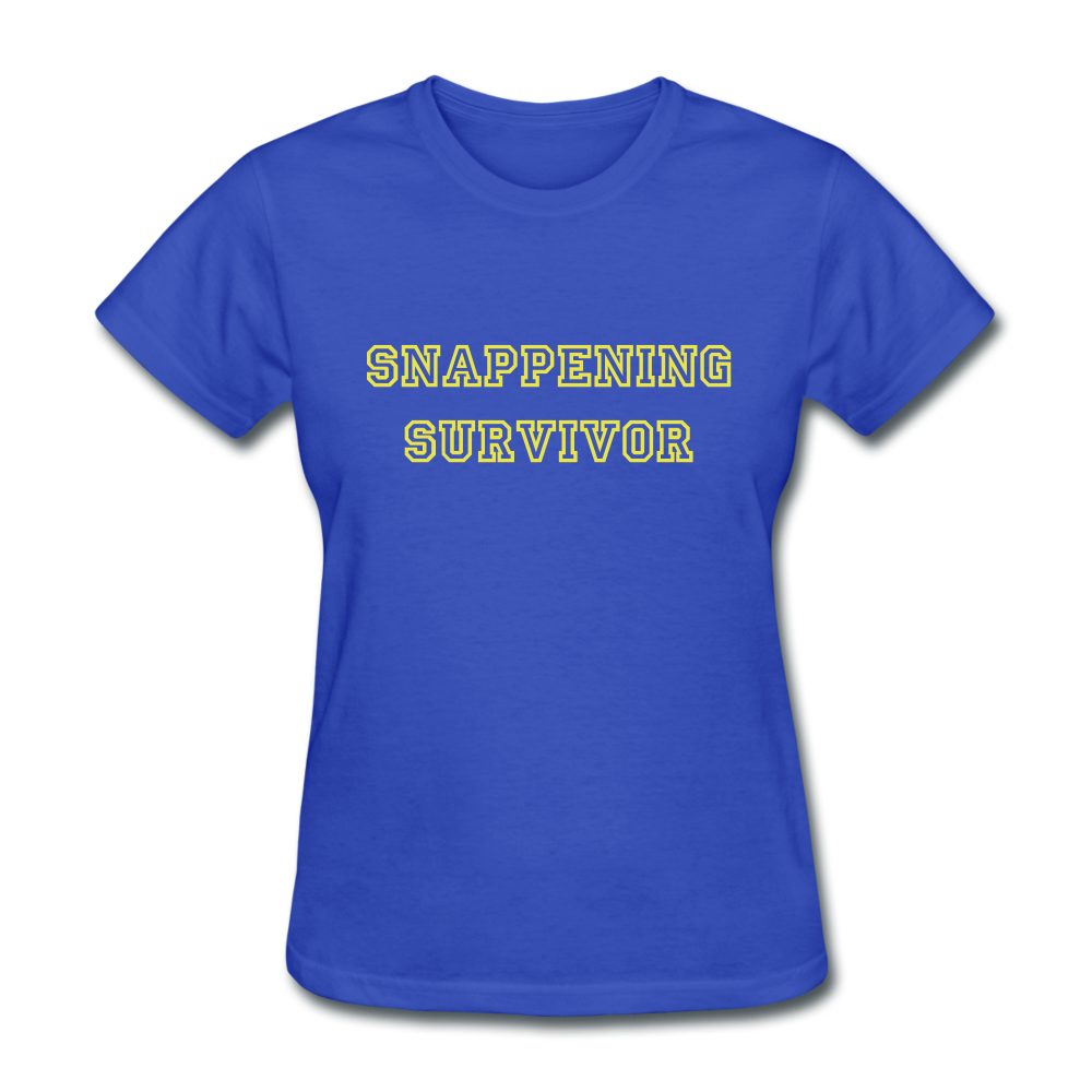 Snappening Survivor (Women's T-Shirt) - royal blue