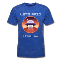 Let's Raid Area 51 (Men's T-Shirt) - mineral royal