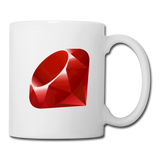 Ruby Logo (Coffee/Tea Mug) - white