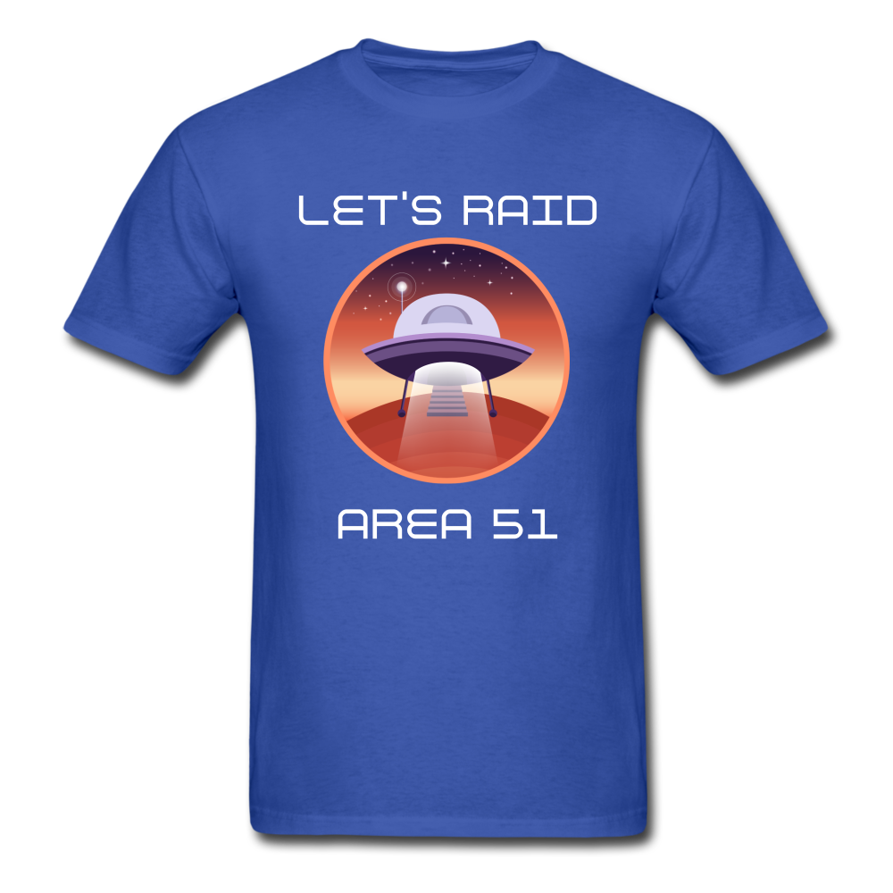 Let's Raid Area 51 (Men's T-Shirt) - royal blue