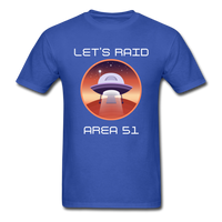 Let's Raid Area 51 (Men's T-Shirt) - royal blue
