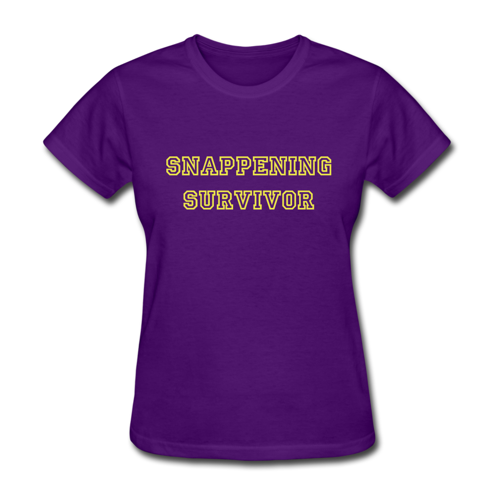 Snappening Survivor (Women's T-Shirt) - purple