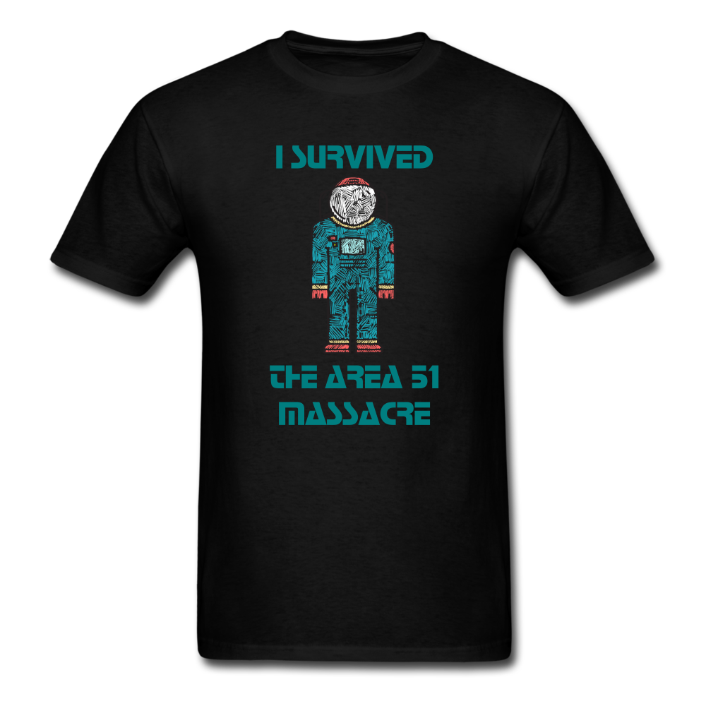 Area 51 Survivor (Men's T-Shirt) - black