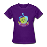 Cute Alien (Women's T-Shirt) - purple