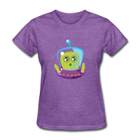 Cute Alien (Women's T-Shirt) - purple heather