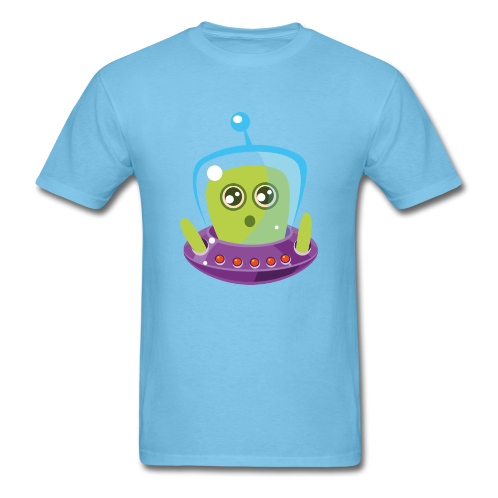 Cute Alien (Men's T-Shirt) - aquatic blue